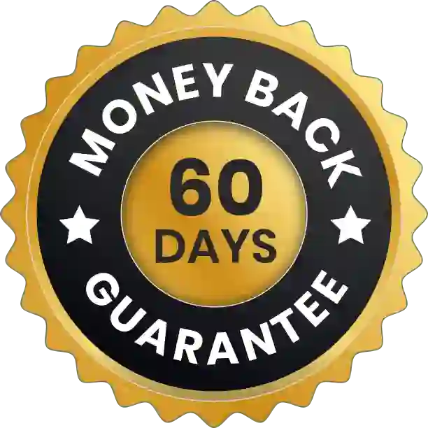 Herpesyl supplement with money-back guarantee badge