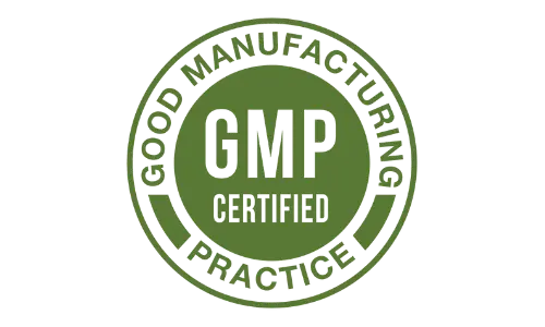 Herpesyl GMP certified logo guaranteeing quality and safety